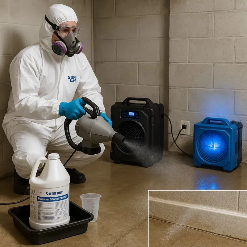 Sanitization and Odor Removal process in Jean Lafitte, LA