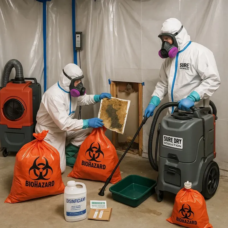 Contaminated Water Handling Protocols process in Jean Lafitte, LA